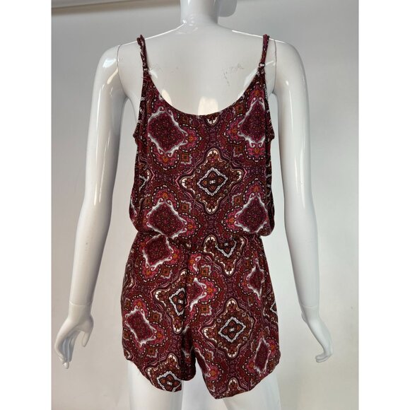 Vintage-Inspired Ambiance Paisley Print Romper S - Picture 14 of 16